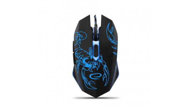 Esperanza mouse MX203 USB, scorpio blue