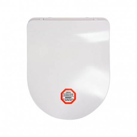 Fala Toilet Seat SUPER SLIM-D UF SOFT CLOSE 75469, 407-467x368x49mm, antibacterial, 304 stainless st