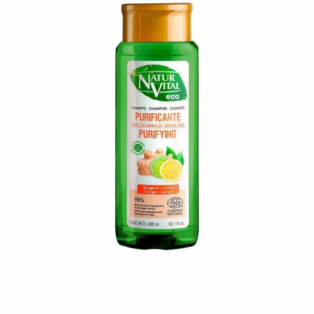 NATUR VITAL ECO PURIFICANTE jengibre y limón champú 300 ml