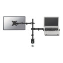 NEOMOUNTS Monitor/Screen and Notebook DeskMount clamp/grommet 10-32inch max 8kg Full motion black