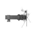 NEOMOUNTS Monitor/Screen and Notebook DeskMount clamp/grommet 10-32inch max 8kg Full motion black