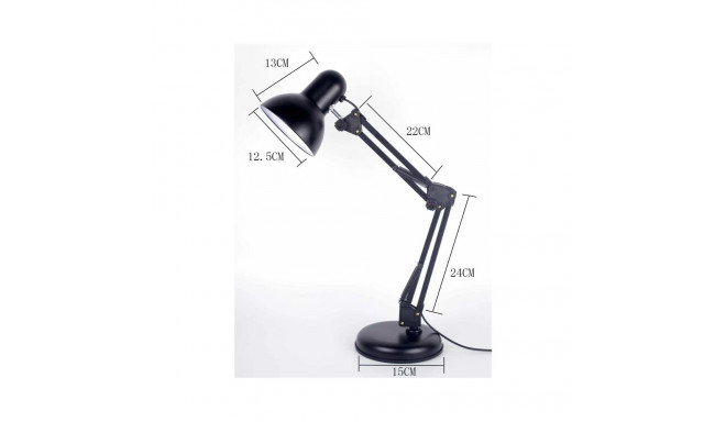 TABLE LIGHT ARIZONA E27 BLACK