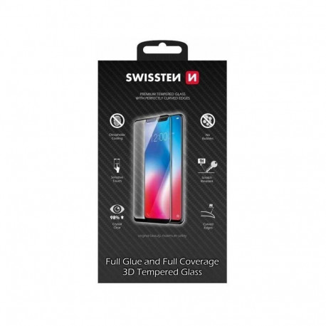 Swissten "Ultra Durable Full Face 3D Tempered Glass Apple iPhone 14 Pro" Black