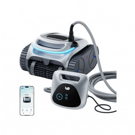 Pool Cleaning Robot - Bublue BuHybrid L6, 120 Min Runtime, 5 Cleaning Modes, Wireless Black