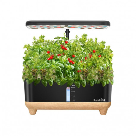 Hydroponic Growing System - RainPoint Hydroponic Growing Kit, 5L Reservoir, 13 Plants, LED Lighting 