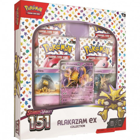 Trading Card Game - Pokémon TCG: Scarlet & Violet 151 Alakazam Ex Box Set With 4 Booster Packs And C
