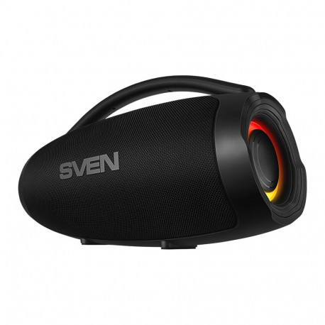 Portable speaker SVEN PS-375, black, power output 30+2x15W (RMS), TWS, Bluetooth, USB, lithium batte