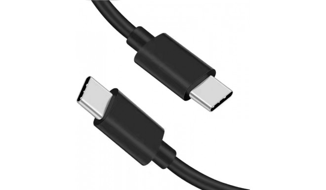 Cable USB-C - USB-C PD 40W 2m, black (HD23)