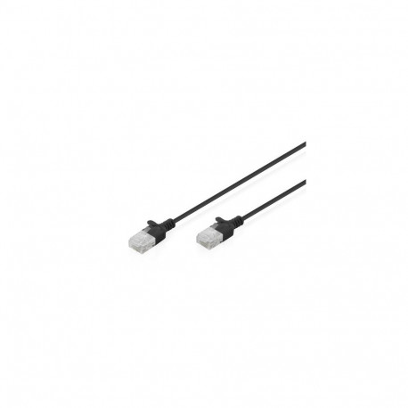 Digitus CAT 6 U-UTP Slim patch cable, 5 m, black