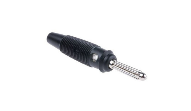 Hirschmann banana plug 4mm, black