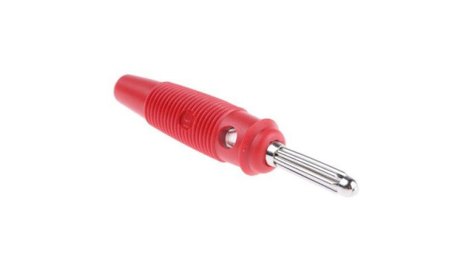 Hirschmann banana plug 4mm, red