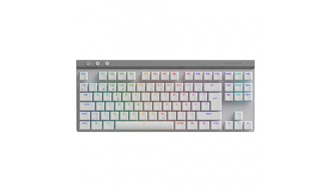 Logitech mänguklaviatuur G515 LIGHTSPEED TKL (PAN), valge