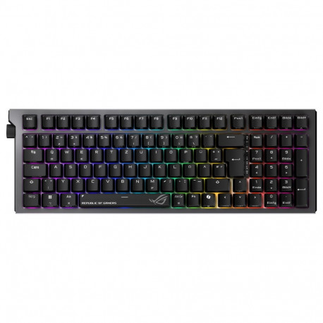 Asus klaviatuur ROG STRIX MORPH 96 juhtmevaba DE-klahvipaigutus ROG NX V2, must