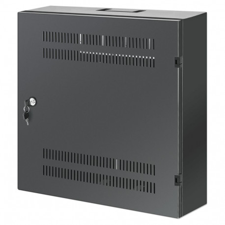 "INTELLINET Wandverteiler 4HE 540x550mm schwarz"