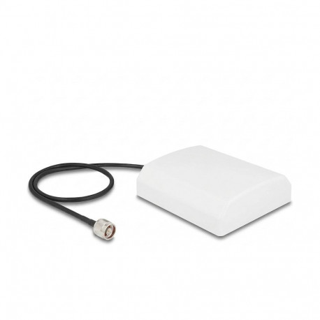 "Delock WiFi 2,4 GHz Antenne N Stecker 8 dBi direktional mit Anschlusskabel RG-58, 50 cm wei outdoor