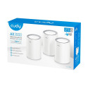 Cudy mesh-süsteem AX3000 Wi-Fi 6 2.5G, 3-pakk