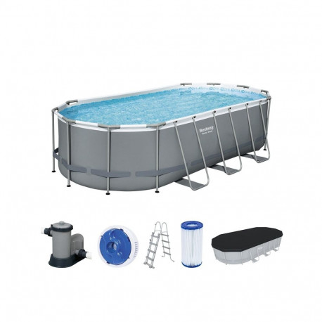 raamiga bassein STEEL PRO MAX549X274X122CM