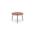 TABLE DINING BROWN 105X105X75