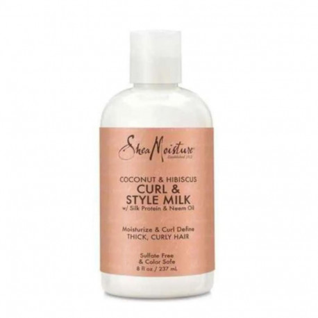 SHEA MOISTURE COCONUL & HIBISCUS LECHE CAPIÑAR SIN SULFATOS 254ML