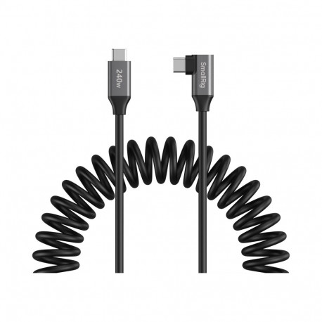 SmallRig USB-C andmesidekaabel 5730 spiraalne sirge- ja nurgapistikuga