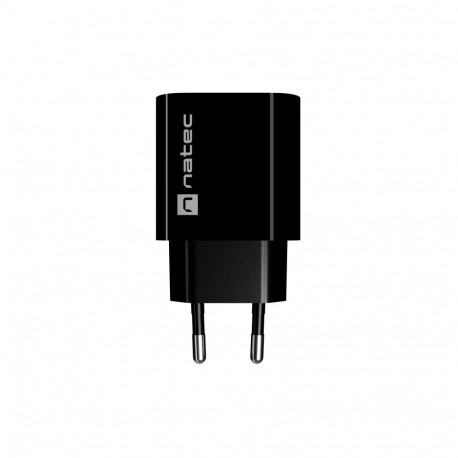 Natec USB-laadija 1X USB-A 18W, must