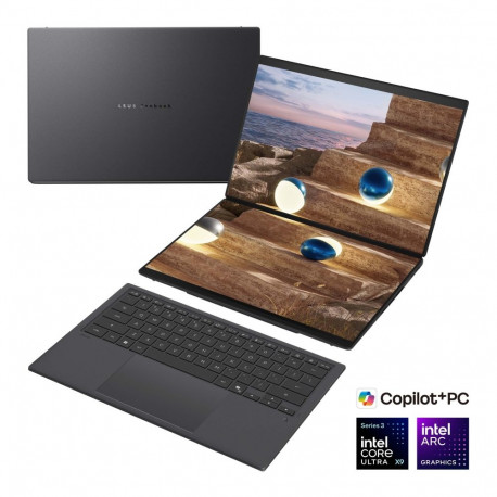 Asus sülearvuti Zenbook Duo UX8407AA-SN066W 14", OLED, puuteekraan, 2.8K, 2880 x 1800 pikslit, 144Hz