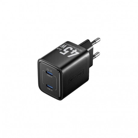 Charger - Vention 45W PD GaN Charger 2x USB-C Black