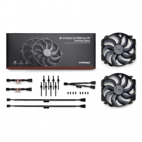 Case Fan - Noctua NF-A14x25r G2 PWM 140mm 1500 RPM 24.8 dB black