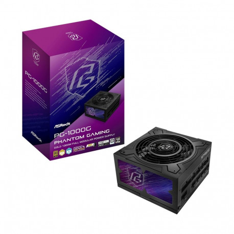 Power Supply Unit - Asrock Phantom Gaming PG-1000G 750W 80 PLUS Gold Modular ATX Black