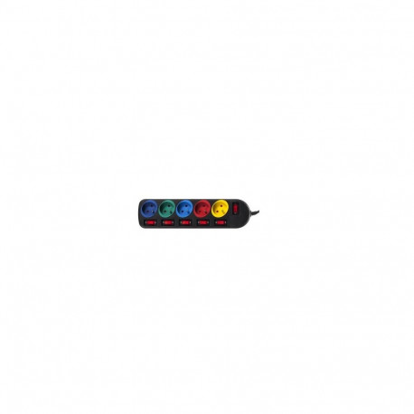 Power Strip - Maclean Mce204m, Black, Black
