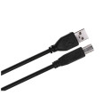 USB Cable - Gembird 3m USB A/b M Cable Black
