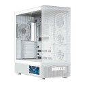 Computer Case - MODECOM Volcano AQ400 Midi Tower ATX, ARGB, White