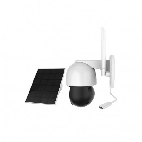IP Camera - FOSCAM B4 4MP 2560x1440 Night Vision 10m Battery/Solar/USB White