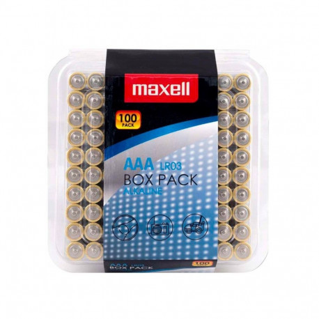 Battery - MAXELL LR03 AAA Alkaline 1.5V 100 pcs.