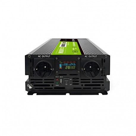 Car Inverter - Green Cell PowerInverter 3000W LCD 24V Black