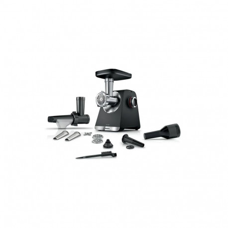 Meat Grinder - Bosch Serie 6 MFWS650B 500W 3.5kg/min 2 Speeds Black, Silver