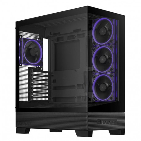 Computer Case - ASUS A31 Plus TG ARGB Midi Tower ATX, 16.5cm CPU Cooler, Black