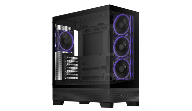 Computer Case - ASUS A31 Plus TG ARGB Midi Tower ATX, 16.5cm CPU Cooler, Black