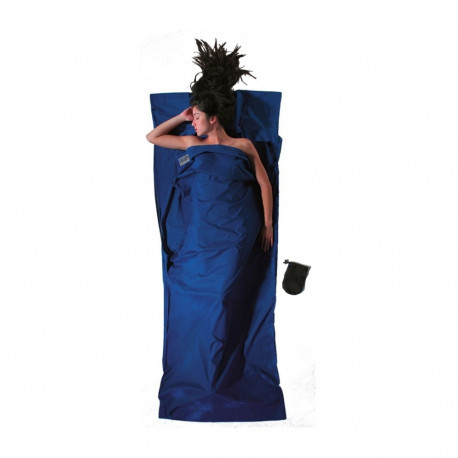 Travel Sheet - COCOON TravelSheet Cotton 220x90 cm 410 g Blue