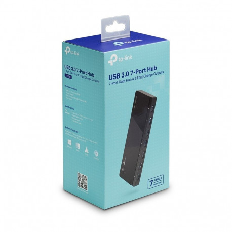USB Hub - TP-Link UH700 7-Port USB 3.2 Gen 1 Hub Black
