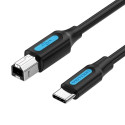USB Cable - Vention USB 2.0 Printer Cable Type C to Type B 1m