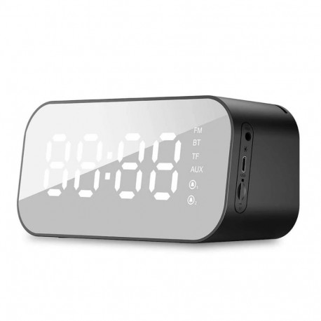 Bluetooth Speaker - Havit M3 Alarm Clock Radio with Thermometer, 1200 mAh Battery, USB-C Charging, A