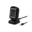 Desktop Scanner - Qoltec 50864 USB QR & Barcode Black