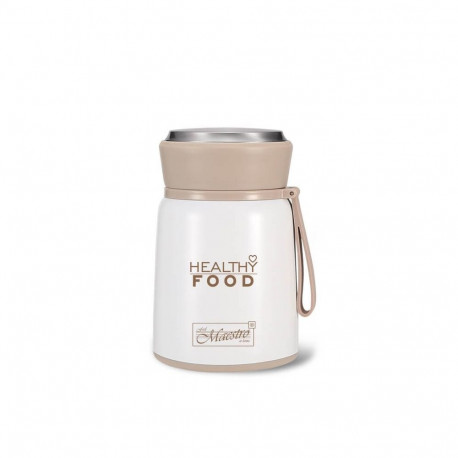 Food Thermos - Maestro MR-1646-53 530 ml Vacuum Insulated Stainless Steel White