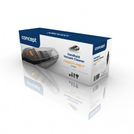Handheld Vacuum Cleaner - CONCEPT VP4351 6000 Pa, HEPA filter, 20 min runtime, Black