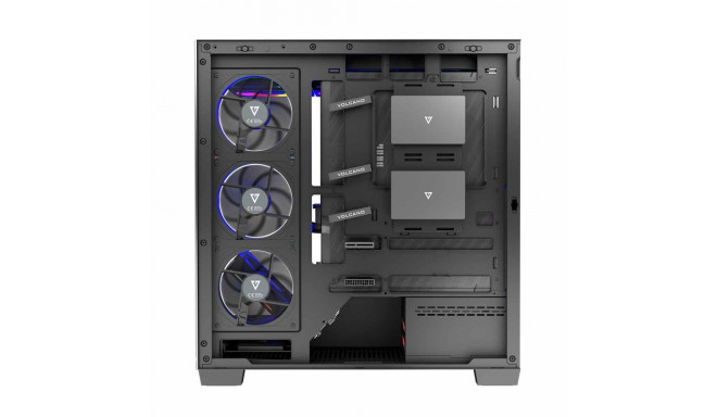 Computer Case - MODECOM VOLCANO STELLAR ARGB MIDI Tower ATX USB C Black
