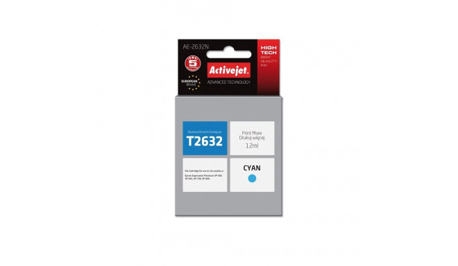 Printer Cartridge - Activejet Ae-2632n Cyan