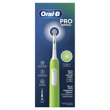 Electric Toothbrush - Oral-B Junior 8006540743027 3 Modes Timer Green