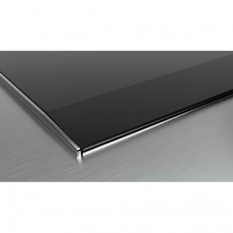 Cooking Hob - Siemens ET675FNP1E Built-in Ceramic 4 Zones with Boost Function Black, Stainless Steel