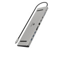 IB-DK2106a-CPD USB-C PD HDMI, hõbedane